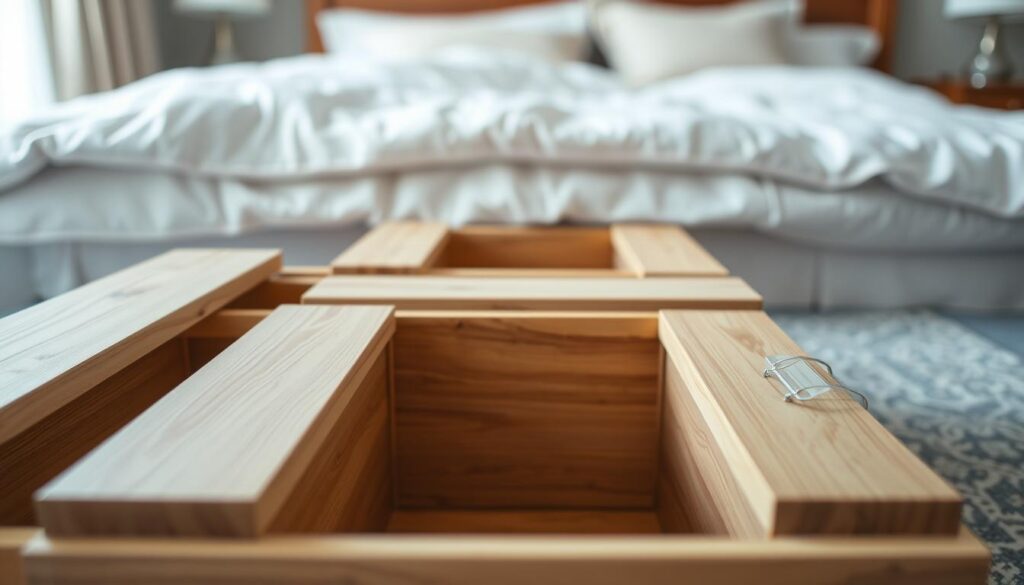 DIY under-bed storage bins