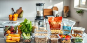 Dorm kitchen meal prep
