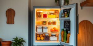 Mini fridge makeover