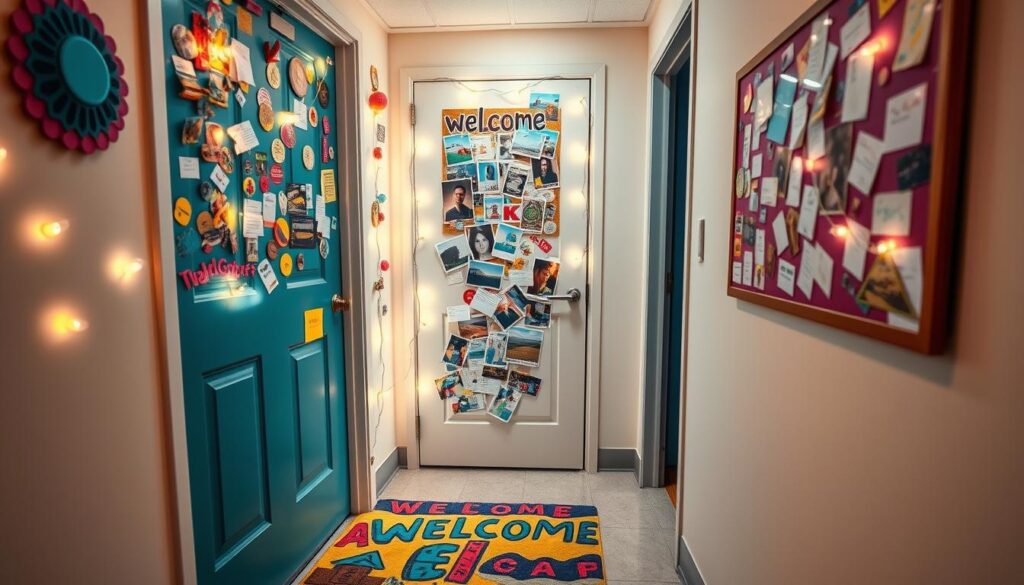 dorm door decoration