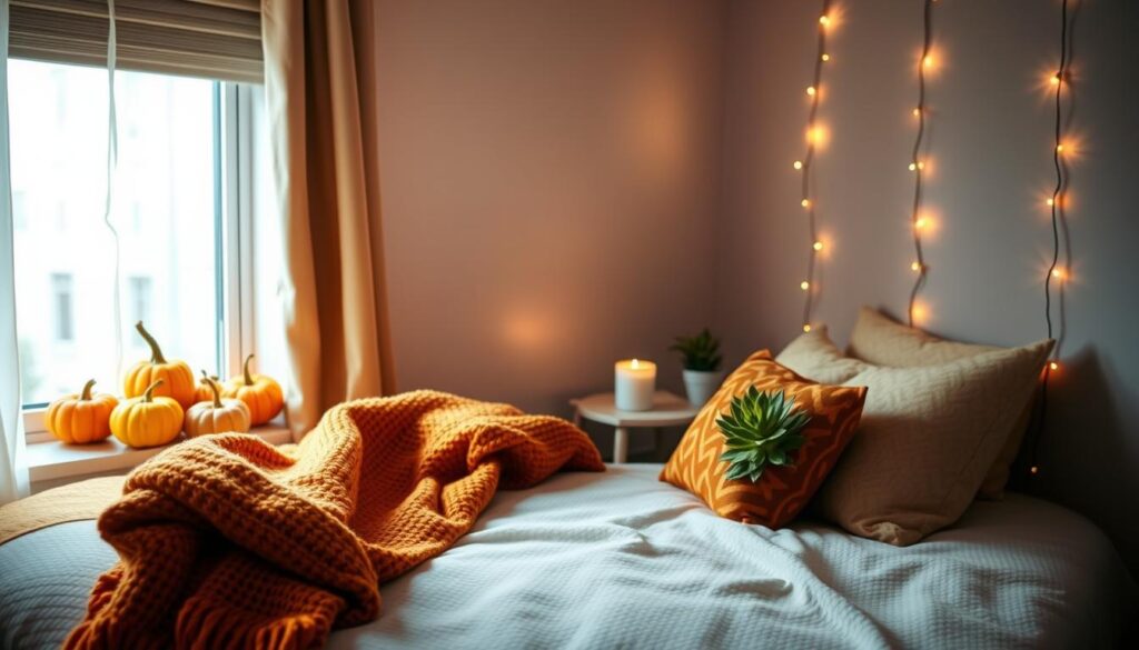 dorm room seasonal decoration on a student budget