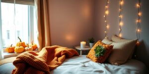 dorm room seasonal decoration on a student budget