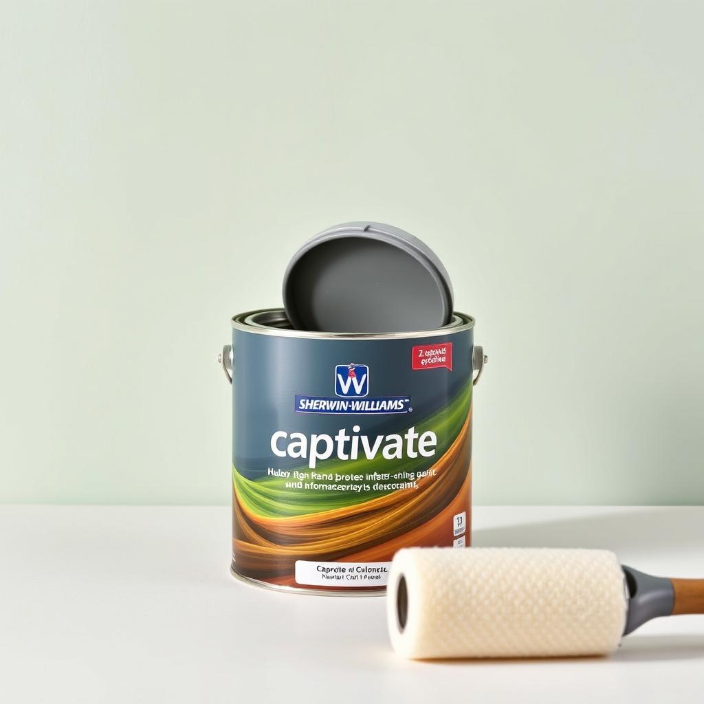 Sherwin-Williams Captivate paint, a washable option ideal for student apartments