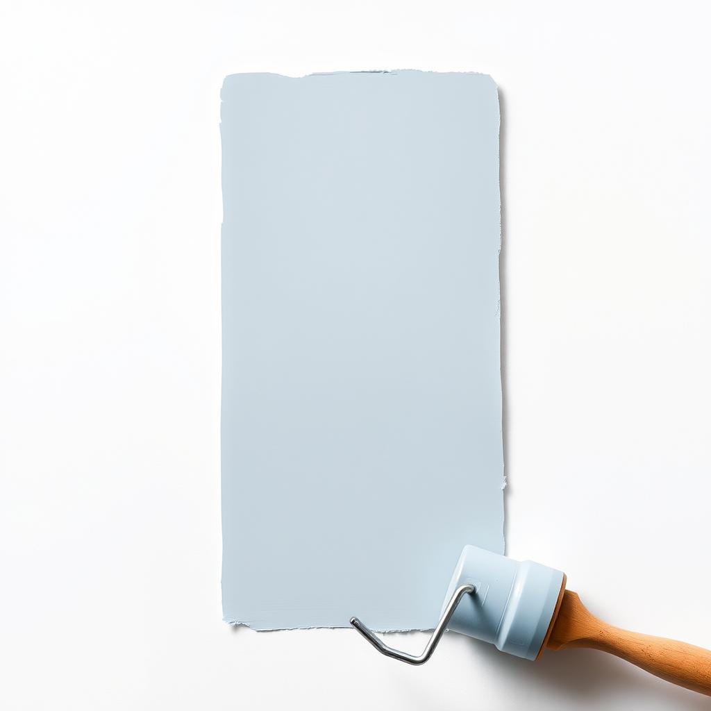 Swatch of Behr Blueprint paint color for accent walls in small spaces