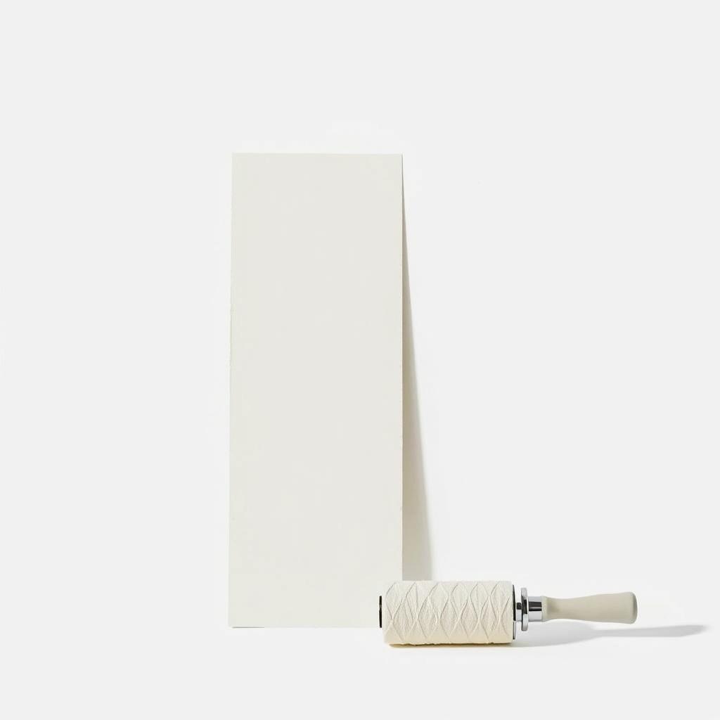 Swatch of Sherwin-Williams Alabaster paint color for small spaces