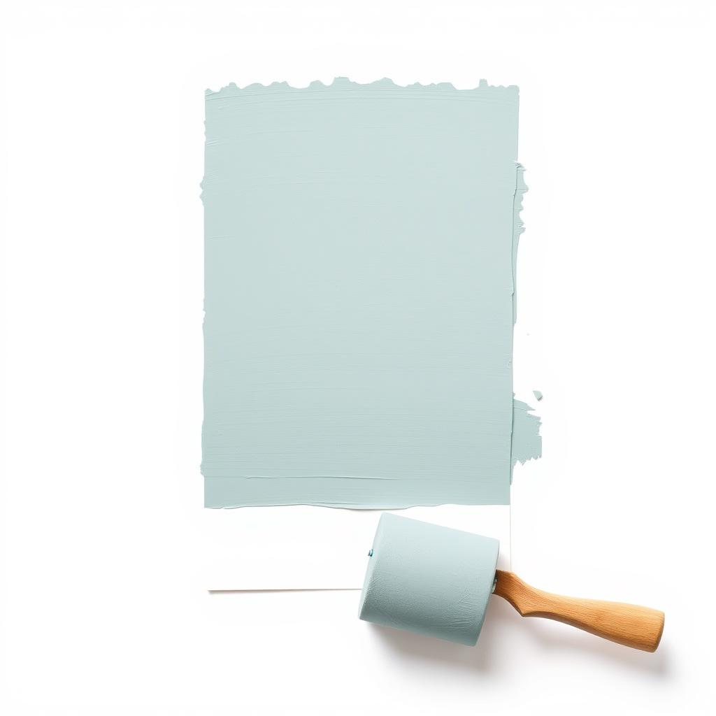 Swatch of Sherwin-Williams Rainwashed paint color for small spaces