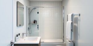 dorm bathroom organization