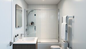 dorm bathroom organization