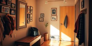 dorm entryway organization