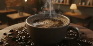 burnt coffee taste