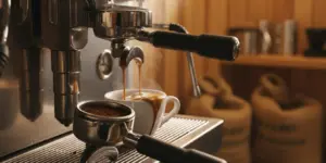 coffee puck prep