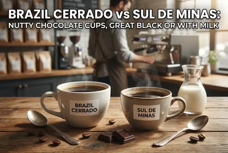 Café brasileiro 2026 em um ambiente acolhedor com duas xícaras